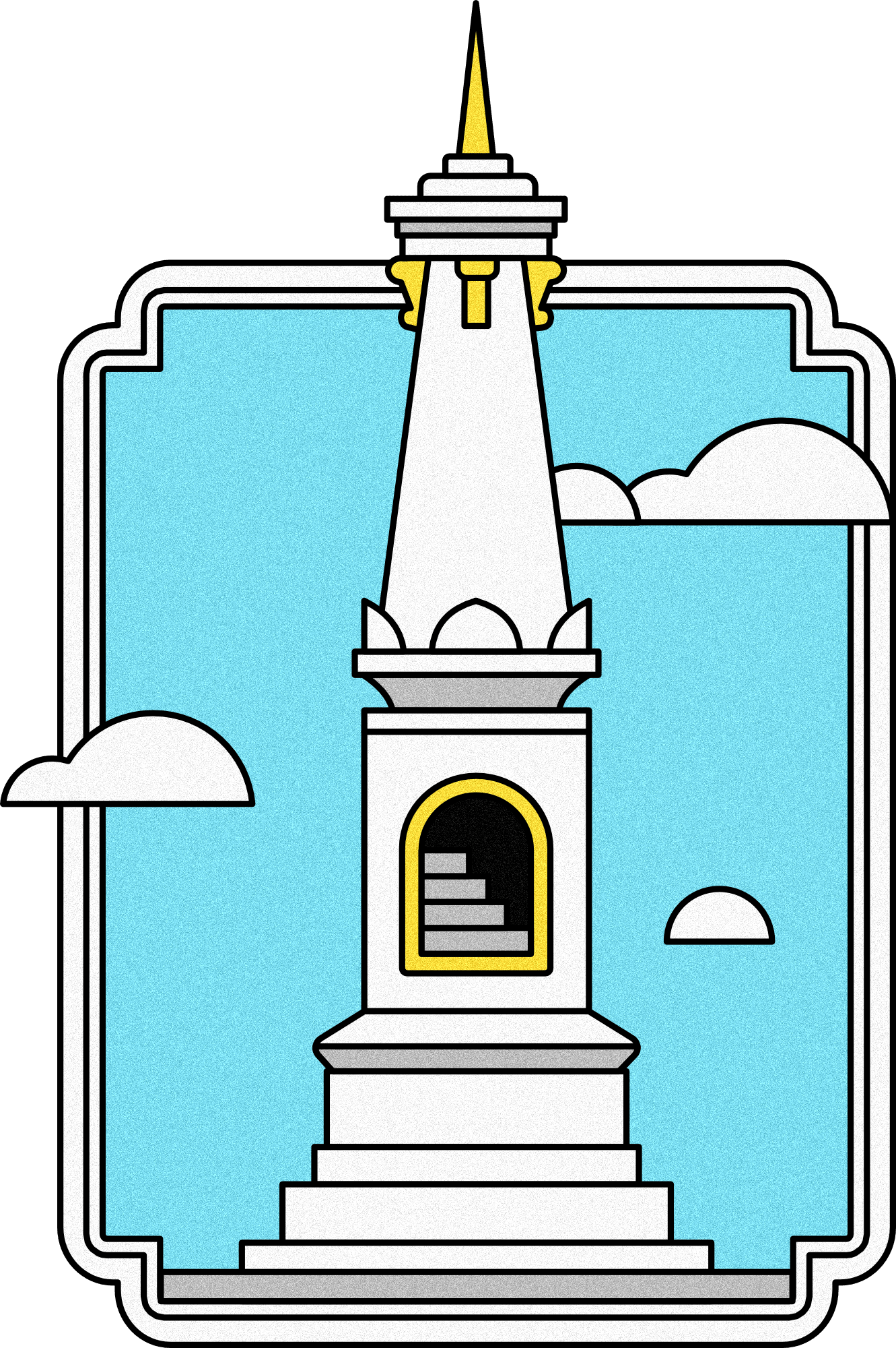 tugu illustration